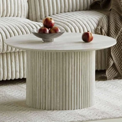 Afbeelding van Milton &amp; Oldbrook Salontafel Ø 80 cm Tornio Grijs