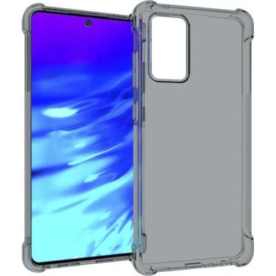 Afbeelding van Samsung Galaxy A72 Hoesje Siliconen en TPU (zacht) iMoshion Softcase/Backcover Grijs Telefoonhoesje