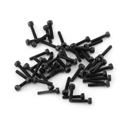 Afbeelding van M3 Zwarte Zeskantige Dopschroefboutenset, 12,9 Kwaliteit Gelegeerd Koolstofstaalbevestiging, Accessoire Voor Reparatiegereedschap, 4 50 Mm, Met Hoge Sterkte(M3*16mm pcs/pack)