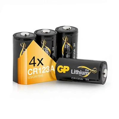 Afbeelding van GP Lithium CR123a Batterij CR123 3V 4 stuks