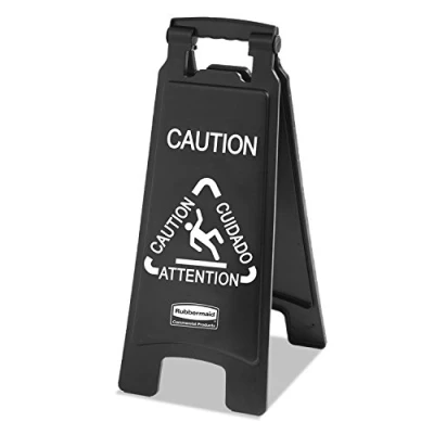 Afbeelding van Tweezijdig waarschuwingsbord symbool Caution, Rubbermaid