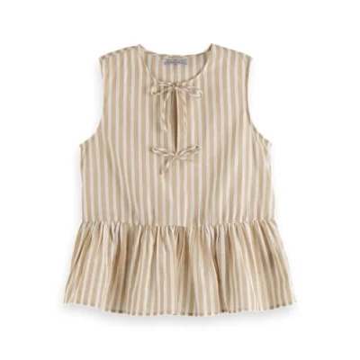 Afbeelding van Scotch &amp; Soda top beige