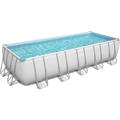 Afbeelding van Zwembad Bestway Power Steel Set Rechthoek Grijs (640 x 274 132 cm)