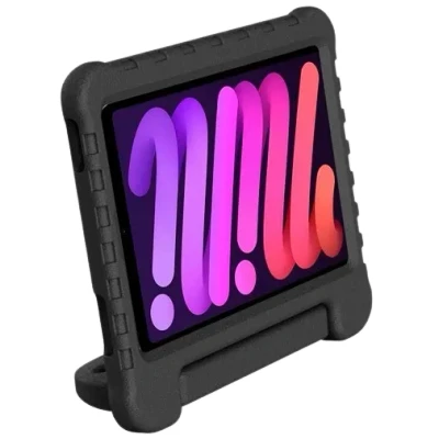 Afbeelding van Just in Case Apple iPad mini 6 Kinder Hoes Zwart
