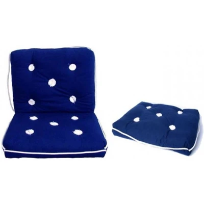 Afbeelding van Talamex Kapokkussen Kussen effen blauw, enkel