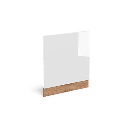 Afbeelding van Vicco Frontpaneel R Line, Wit Hoogglans/Krachtige eik goud, 60 cm zonder werkblad