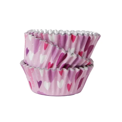 Afbeelding van Cupcake Cups PME Hartjes 30 stuks