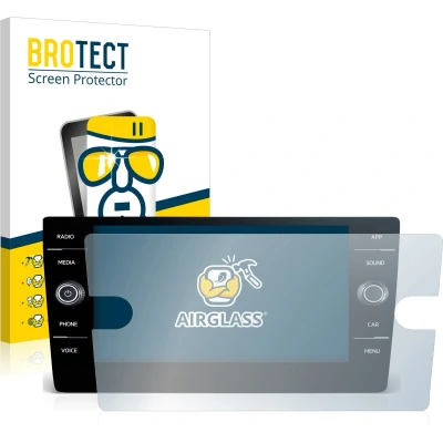 Afbeelding van BROTECT Screenprotector voor Volkswagen Passat Variant TDI DSG 2020 Discover Media 8&quot; Folie Beschermfolie Beschermglas transparant