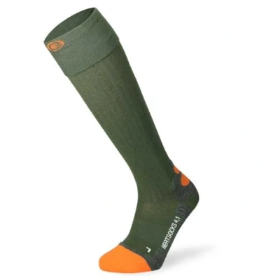 Afbeelding van Lenz Verwarmde Sokken 4.1 Groen/Orange 39 41 Excl. Accu&#039;s