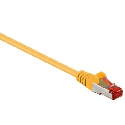Afbeelding van Netwerkkabel Cat6 S/FTP 50 meter (100% koper, LSZH, Geel)