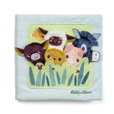 Afbeelding van Lilliputiens Activiteitenboek &quot;Babies Vergezeld Van 5 Vingerpoppetjes De Mooie Illustraties En Kleuren Dit Doeboek Maken Boek Super Geschikt Voor Peuters! Loop Samen Door Boerderij Het Boerenerf Observeer Alle Leuke Details