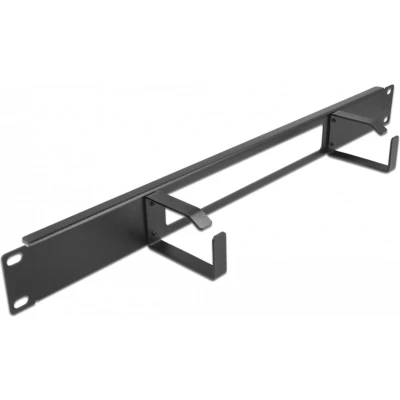 Afbeelding van Delock 19″ kabelmanagement patchpaneel met opening en 2 beugels 1 U