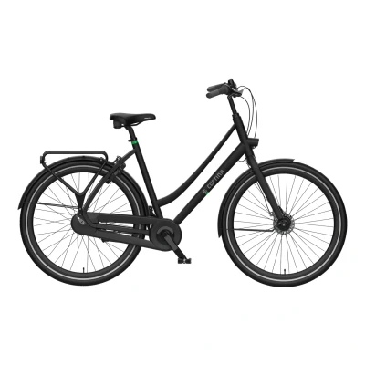 Afbeelding van Cortina Tide N3 2024 Dames Stadsfiets Jet Black Matt 61 Cm + 40.00 Inruilkorting
