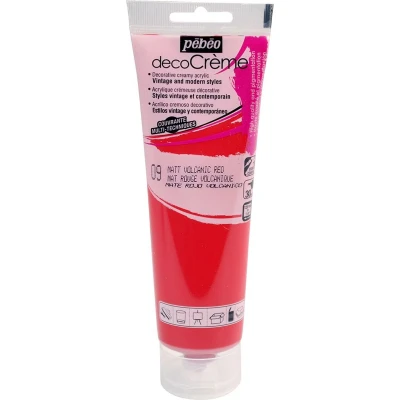 Afbeelding van Verf vulkanisch rood acryl mat 120 ml Pébéo