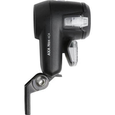 Afbeelding van Axa Nox City 4 led koplamp atuo/off batterij BikeTotaal.nl Zwart