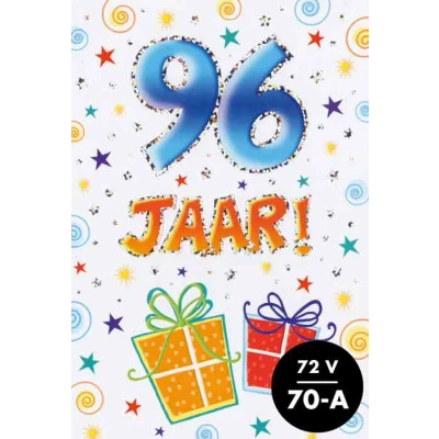 Afbeelding van Kaart That funny age 96 jaar AT1048 B1