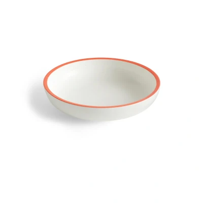 Afbeelding van HAY Sobremesa serveerschaal S Ø20 cm White red
