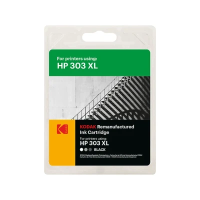 Afbeelding van Kodak HP 303 XL T6N04AE inkt Zwart HC Rebuilt 600 pagina&#039;s 12ml