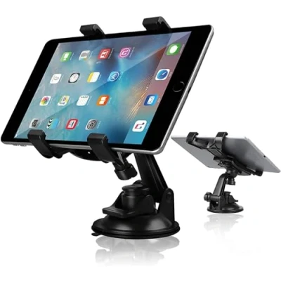 Afbeelding van Auto Tablet Mount Houder, EEEKit 360 Verstelbare Houder met Sterke Zuignap Voorruit Dashboard iPad voor 7&quot; 10.5&quot; Tablets, Air/Mini, Samsung Galaxy Tab