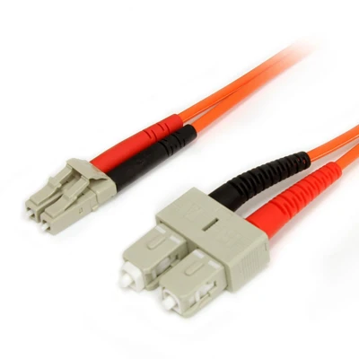 Afbeelding van StarTech.com 1m Multimode 62,5/125 Duplex Glasvezel Netwerkkabel LC SC