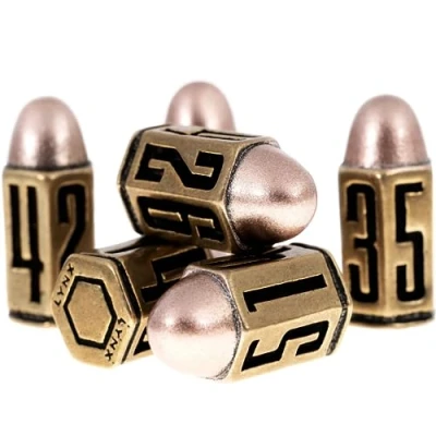 Afbeelding van Brass Bullet Dice