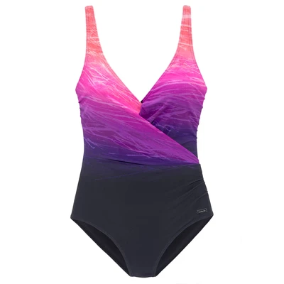 Afbeelding van LASCANA Shaping badpak lila / zwart
