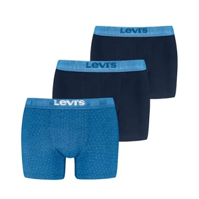 Afbeelding van Levi&#039;s MEN Inspired 3 PACK Onderbroeken, Heren, Maat: Large, Blue combo