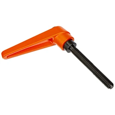 Afbeelding van HALDER 24400.0391 Verstelbare klemhendel, oranje, d1 = 18 mm / d2=M8 l1=63