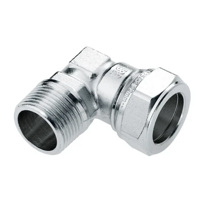 Afbeelding van Bonfix overgangsknie 22 mm knel x 1&quot; bu.dr. vertind