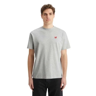 Afbeelding van Scotch &amp; Soda CORE THE FREE Spirit Peace BIRD Tshirt basic, Heren, Maat: Large, Oatmeal melange