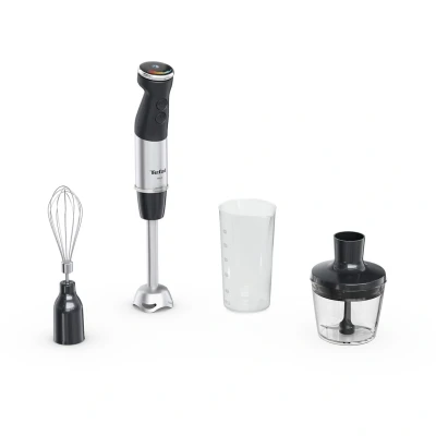 Afbeelding van Tefal HB6738 staafmixerset Quickchef+ rvs/zwart 1.000W