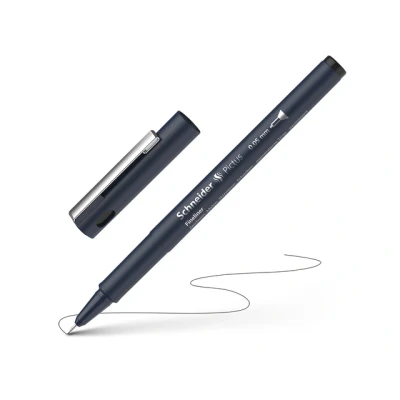Afbeelding van 6x Fineliner Schneider Pictus 0,05 zwart