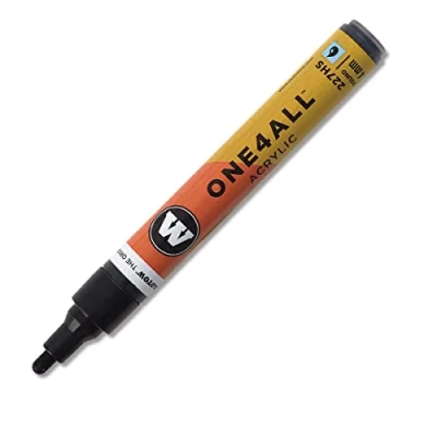Afbeelding van Molotow acryl stift ONE4ALL 4 mm Zwart