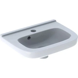 Afbeelding van Geberit 300 Basic fontein 40 x 25 cm kraangat rechts z/overloop wit