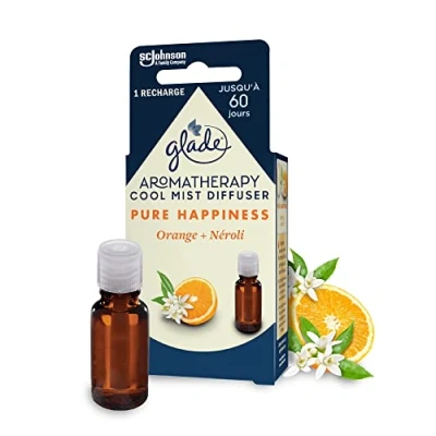 Afbeelding van 1+1 gratis: Glade Geurversprijder Aromatherapy Cool Mist Navul Pure Happiness 17,4 ml