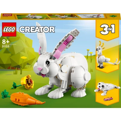 Afbeelding van LEGO Creator 3 in 1 31133 3in1 Wit konijn Constructie Speelgoed