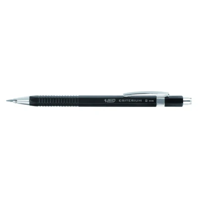 Afbeelding van Vulpotlood Bic Criterium HB 2mm met gum metalen clip
