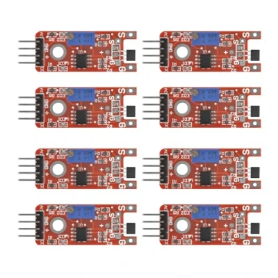 Afbeelding van Acht lineaire magnetische Hall sensormodules KY 024 compatibel met Arduino en Raspberry Pi