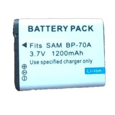 Afbeelding van Amsahr Digitale vervangende camera en camcorder batterij voor Samsung BP 70A, BP70A, AQ100