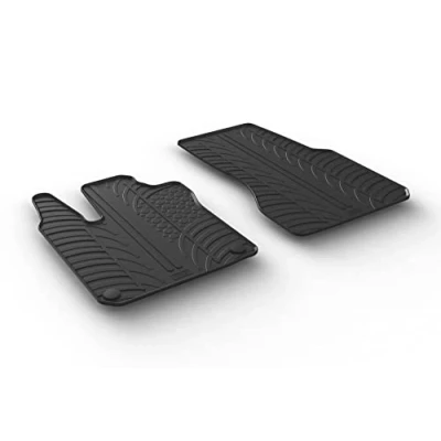 Afbeelding van Gledring Rubbermatten passend voor Smart ForTwo 453 2014 (T profiel 2 delig + montageclips)