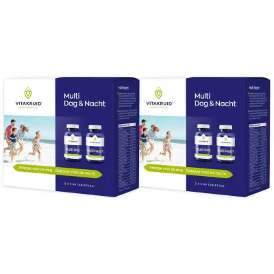Afbeelding van Gratis Verzending: 2x Vitakruid Multi Dag&amp;Nacht 2 x 90 tabletten