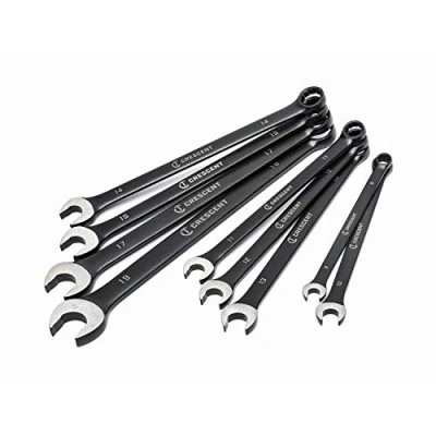 Afbeelding van Crescent CCWS9BM X10 ringsteeksleutelset, lang, metrisch, 9 delig, zwart