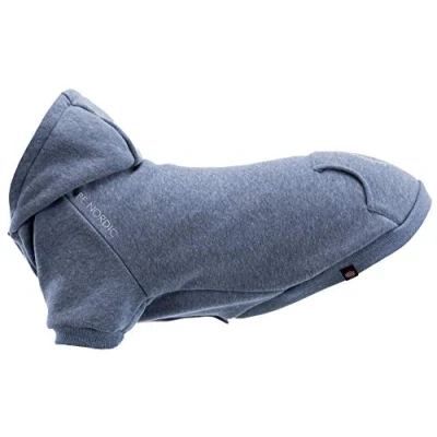 Afbeelding van Trixie Be Nordic Hondentrui Hoodie Flensburg Blauw Ruglengte 33 cm Buikomvang 44 Nekomvang 34