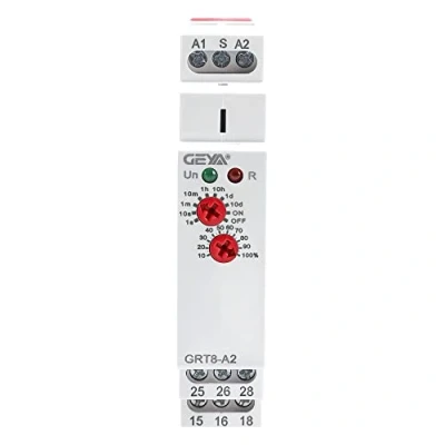 Afbeelding van GEYA GRT8 A2 AC230V Elektronische Verstelbare Timer Relais Din Rail Modulaire vertraging op tijd