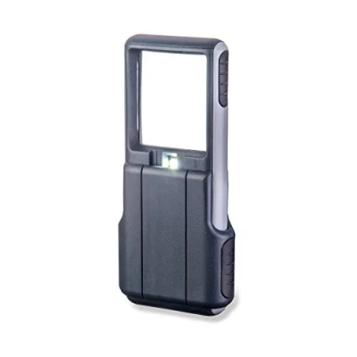 Afbeelding van Carson MiniBrite 3x zakloep met geïntegreerd LED licht en schuifbeschermhoes.