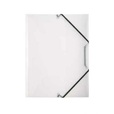 Afbeelding van Favorit 400116645 verzamelmap 3 Lembi met elastiek Lumina, 22x30 cm rug 0 3, transparant
