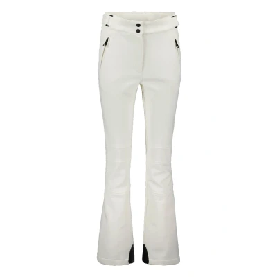 Afbeelding van Airforce dames Sundance Mountain high waist flared skibroek met ritszakken in de kleur Wit, maat: S