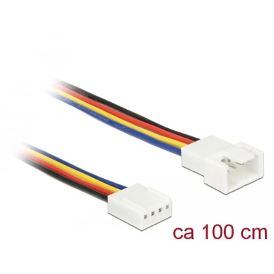 Afbeelding van Delock Verlengkabel PWM Fan Connector 4 Pin 100 cm