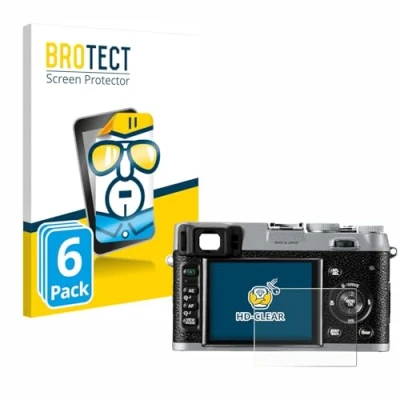 Afbeelding van BROTECT Screenprotector voor Fujifilm FinePix X100 Folie Beschermfolie transparant (6 Stuks)