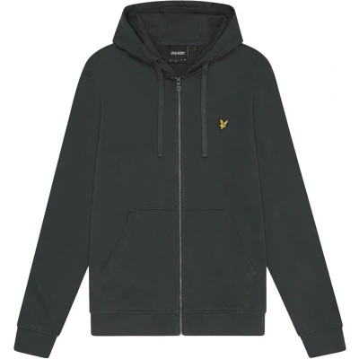 Afbeelding van Lyle &amp; Scott Sweater met rits, Heren, Maat: Small, Gunmetal